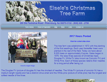 Tablet Screenshot of eiselechristmastreefarm.com